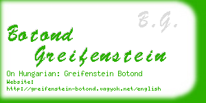 botond greifenstein business card